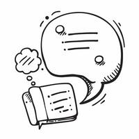 Clean Doodle line icon of a notebook concept as A doodle line icon of a notebook symbolizing note taking business planning and organization perfect for productivity and office themed vis vector