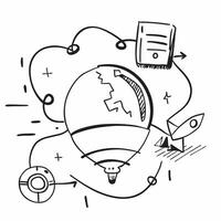 Clean Digital transformation illustration with blank area for customizable text concept as A creative depiction of a digital transformation illustration featuring a blank area for custom Set 12 vector