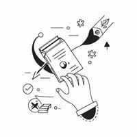 Clean Digital transformation icon with copy space on white background concept as A icon illustration of a digital transformation icon with ample copy space on a white background perfec Set 2 vector