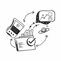 Clean Digital transformation icon with copy space on white background concept as A icon illustration of a digital transformation icon with ample copy space on a white background perfec Set 4 vector