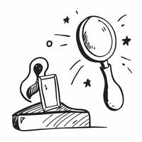 Clean Desk mirror and a stress ball symbolizing self care and stress relief with ample space for text concept as A desk mirror and a stress ball representing the importance of self care vector