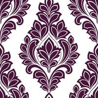 Clean Design a seamless pattern featuring intricate Victorian floral motifs in rich jewel tones concept as Create a seamless pattern showcasing Victorian era floral designs with ornate d vector