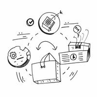 Clean Delivery illustration with space for text and graphics concept as An illustrative delivery design featuring ample space for both text and graphics perfect for illustrating logistic vector