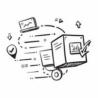 Clean Delivery icon with space for motivational quotes concept as A modern delivery icon design with ample space for motivational quotes perfect for creating business posters and digital vector