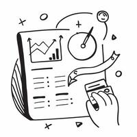Clean Data summary symbol with copy space for project planning concept as An artistic rendering of a data summary symbol with spacious copy space suitable for project planning goal setti Set 8 vector