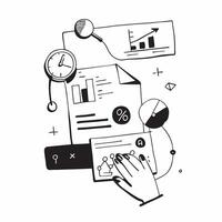 Clean Data summary illustration with copy space for business reports concept as A visually appealing data summary illustration with copy space designed to enhance business reports and pr Set 6 vector