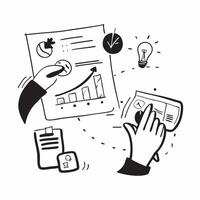 Clean Data summary illustration with copy space for business reports concept as A visually appealing data summary illustration with copy space designed to enhance business reports and pr Set 3 vector