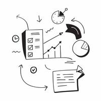 Clean Data summary illustration with copy space for business reports concept as A visually appealing data summary illustration with copy space designed to enhance business reports and pr Set 2 vector
