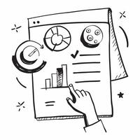 Clean Data summary icon with copy space for business presentations concept as A modern data summary icon design with generous copy space perfect for enhancing business presentations and Set 3 vector