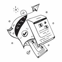 Clean Data privacy PDPA illustration with copy space for business reports concept as A visually appealing data privacy PDPA illustration with copy space designed to enhance business repo Set 2 vector