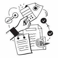 Clean Data privacy PDPA illustration with copy space for business reports concept as A visually appealing data privacy PDPA illustration with copy space designed to enhance business repo Set 5 vector