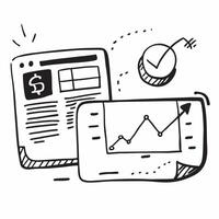Clean Dashboard and news icon with space for text on a professional background concept as A sleek dashboard and news icon design with ample space for text on a professional background id vector