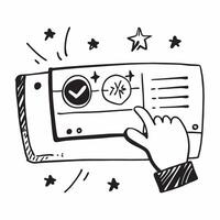 Clean Customer satisfaction icon with space for text and graphics on a blue background concept as A modern customer satisfaction icon design featuring space for both text and graphics on vector