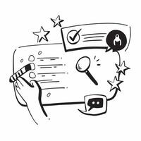 Clean Customer satisfaction icon with ample space for text and graphics concept as An iconographic customer satisfaction design offering ample space for both text and graphics perfect fo Set 2 vector