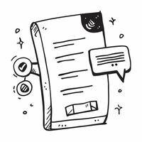 Clean Customer application symbol with blank area for personalized messages concept as A customizable customer application symbol featuring a blank area for adding personalized messages vector