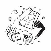Clean Customer application symbol with copy space for project planning concept as An artistic rendering of a customer application symbol with spacious copy space suitable for project pla Set 4 vector