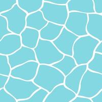 Clean Crystal clear blue water seamless tile pattern with gentle ripples symbolizing beach tranquility concept as Crystal clear blue water with gentle ripples creates a seamless tile pat vector