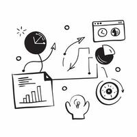Clean CRM system and analytics icon with copy space for digital marketing concept as An illustrative CRM system and analytics icon with ample copy space tailored for digital marketing an vector