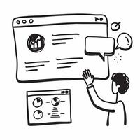 Clean CRM interface and customer analytics icon with blank area for personalized messages concept as A customizable CRM interface and customer analytics icon featuring a blank area for a vector