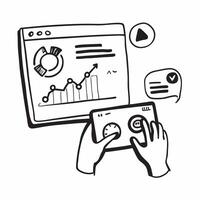 Clean CRM dashboard and customer data icon with blank area for custom branding concept as A customizable CRM dashboard and customer data icon with blank space for adding custom branding vector