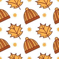 Clean Cozy autumn knitted blanket seamless tile pattern with warm colors and textured details concept as Warm colors and textured knit details create a cozy autumn knitted blanket seamle Set 2 vector