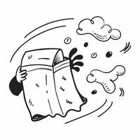 Clean Covered cough and an uncovered cough symbolizing hygiene and spread with ample space for text concept as A covered cough and an uncovered cough representing the dos of maintaining vector