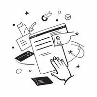 Clean Confidential illustration with copy space for business reports concept as A visually appealing confidential illustration with copy space designed to enhance business reports and pr vector