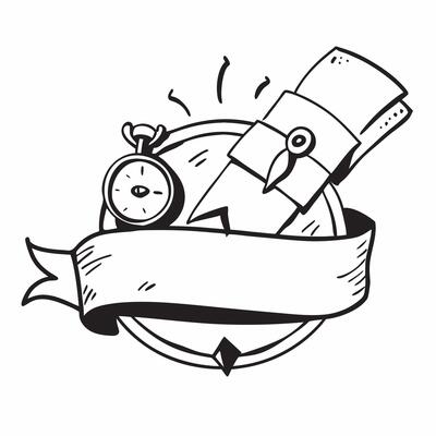 Clean Compass and backpack icon with blank area for customizable text concept as A creative depiction of a compass and backpack icon featuring a blank area for customizable text ideal fo