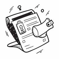 Clean Confidential icon with copy space for business presentations concept as A modern confidential icon design with generous copy space perfect for enhancing business presentations and vector