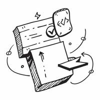 Clean Code snippets and terminal icon with blank area for text and graphics concept as A creative depiction of code snippets and a terminal icon featuring a blank area for text and graph vector