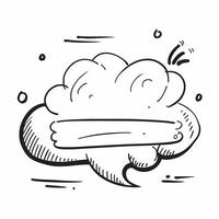 Clean Cloud service symbol with space for text on a blue background concept as A sleek cloud service symbol with ample space for text on a blue background suitable for illustrating busin Set 2 vector