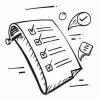 Clean Checklist symbol with copy space for website banners concept as A sleek checklist symbol with generous copy space suitable for creating eye catching website banners and headers to Set 2 vector