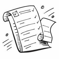Clean Checklist illustration with space for text and graphics concept as An illustrative checklist design featuring ample space for both text and graphics perfect for illustrating readin vector