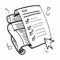 Clean Checklist symbol with copy space for project planning concept as An artistic rendering of a checklist symbol with spacious copy space suitable for project planning goal setting and Set 2 vector