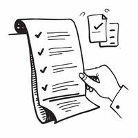 Clean Checklist illustration with copy space for business reports concept as A visually appealing checklist illustration with copy space designed to enhance business reports and presenta Set 4 vector