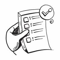 Clean Checklist icon with copy space for infographics concept as An infographic ready checklist icon with copy space designed to convey complex information and task management insights i Set 2 vector