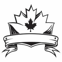 Clean Canadian flag and a salmon symbolizing wildlife and cuisine with ample space for text concept as A Canadian flag with a salmon representing the importance of wildlife and the culi vector