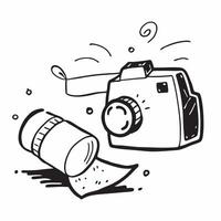Clean Camera and UV Filter concept as A camera with a UV filter and ample copy space representing protection and image quality in photography in Photo Stock Concept vector