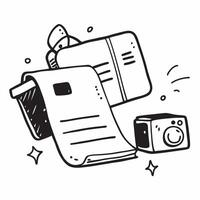 Clean Camera and Memory Card concept as A camera next to a memory card with ample copy space representing modern digital photography and data storage in Photo Stock Concept vector