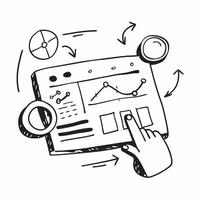 Clean Business dashboard symbol with copy space for project planning concept as An artistic rendering of a business dashboard symbol with spacious copy space suitable for project plannin Set 5 vector