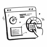 Clean Business dashboard symbol with copy space for project planning concept as An artistic rendering of a business dashboard symbol with spacious copy space suitable for project plannin Set 8 vector