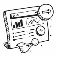 Clean Business dashboard icon with space for text and graphics on a blue background concept as A modern business dashboard icon design featuring space for both text and graphics on a blu Set 2 vector