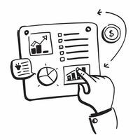 Clean Business dashboard icon with copy space on white background concept as A illustration of a business dashboard icon with ample copy space on a white background perfect for bu Set 2 vector