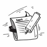 Clean Briefcase and pen icon with copy space for website banners concept as A sleek briefcase and pen icon with generous copy space suitable for creating eye catching website banners and vector