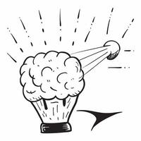 Clean Brain and Bookshelf concept as A brain with a bookshelf and ample copy space symbolizing knowledge and cognitive development in Photo Stock Concept vector