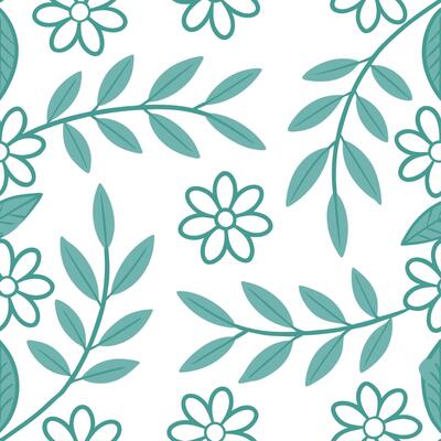 Clean Botanical watercolor frame seamless tile pattern with soft hues and natural beauty concept as Soft hued botanical watercolor frames form seamless tile patterns with natural beauty