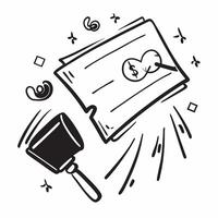 Clean Bidding icon with space for text and images concept as A simple bidding icon design featuring ample space for both text and images perfect for illustrating auction processes and bu vector