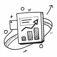 Clean Bar graph icon with copy space on a tech themed background concept as A image of a bar graph icon with generous copy space on a tech themed background ideal for business ana vector