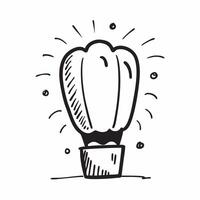 Clean Balloon icon with copy space on a blue background concept as A image of a balloon icon with ample copy space on a blue background ideal for party and retirement themed visua Set 2 vector