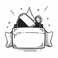Clean Backpack and campfire icon with blank space for custom branding concept as A customizable backpack and campfire icon with blank space for adding custom branding elements making it vector